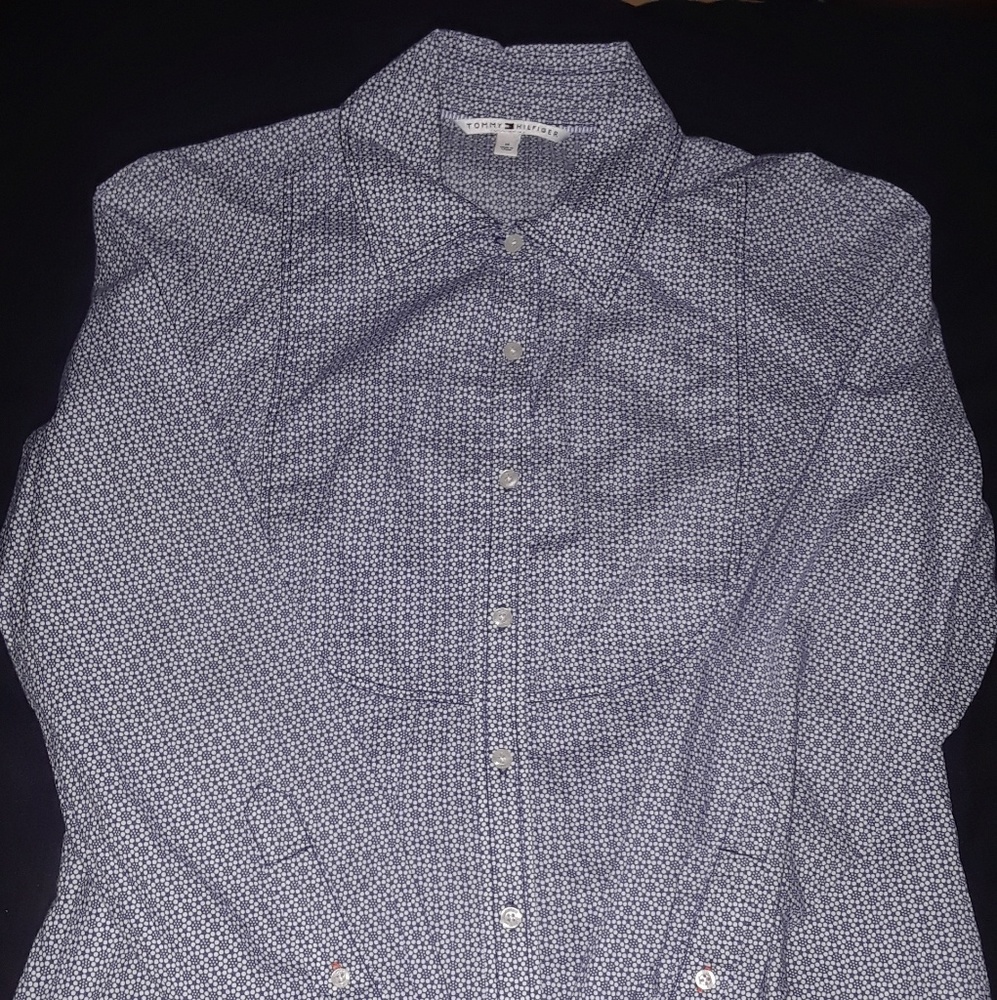 Vintage Tommy Hilfiger Button Down Shirt Size M